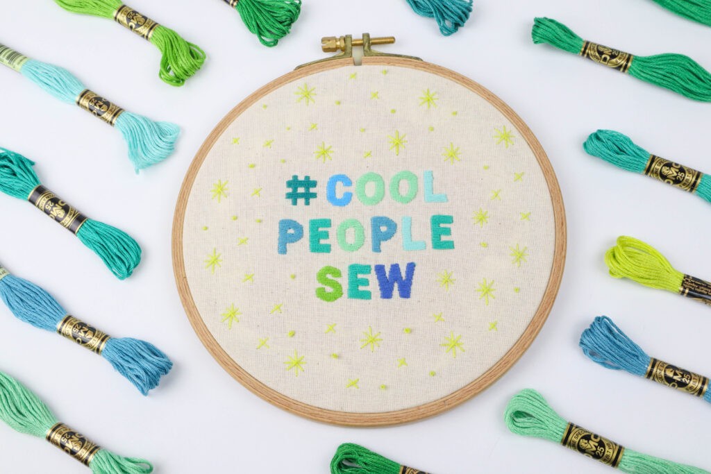 impara le basi del ricamo moderno