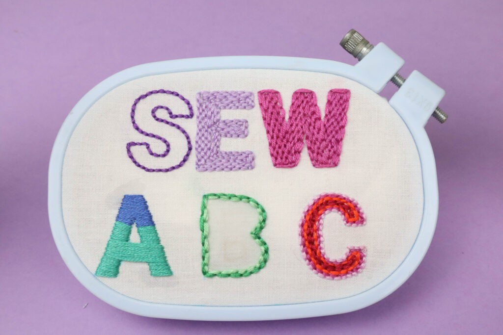 lezione di ricamo (focus sui riempimenti)